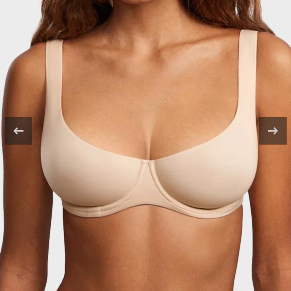 SheCurve Balconette Bra in color sand. 2 pack 34B